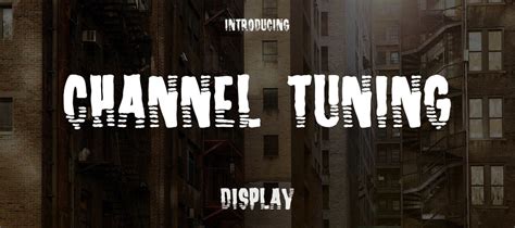 Download Channel Tuning font 